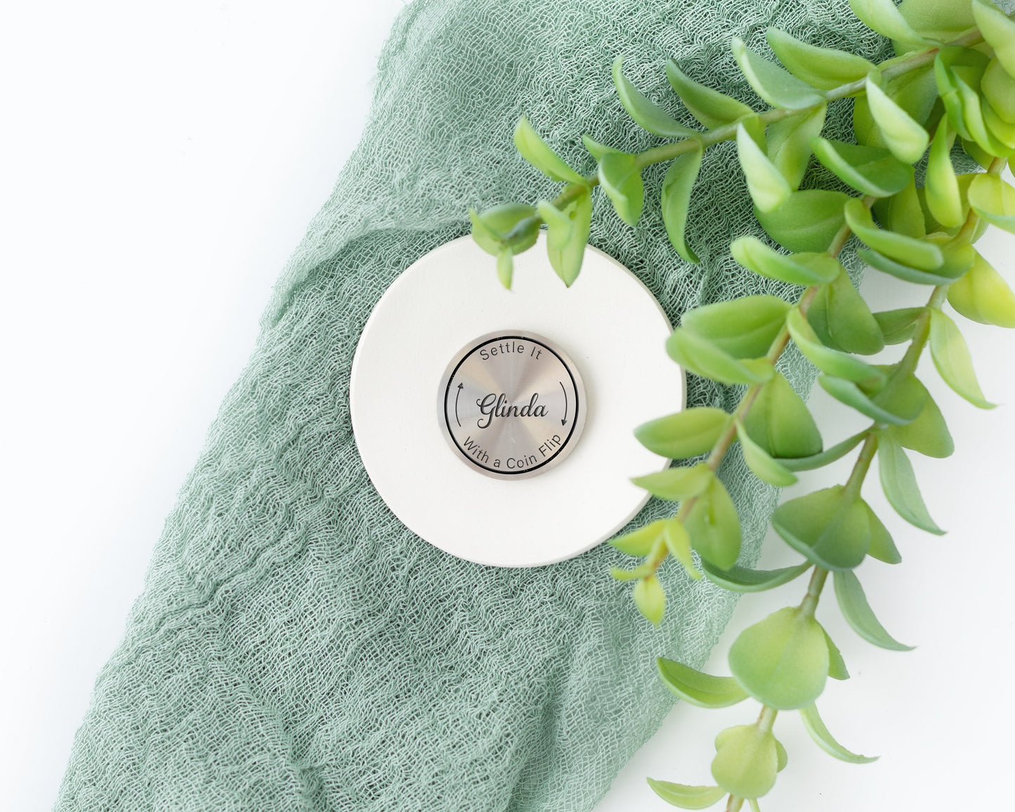 Custom Couples Decision Coin – Engraved Stainless Steel Gift
