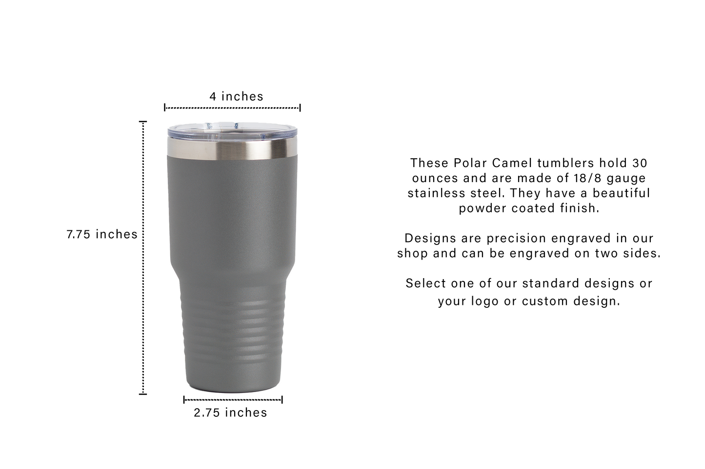 30oz Laser Engraved Tumbler with Cabin & Moon Design | Insulated Stainless Steel Travel Mug for Outdoor Lovers