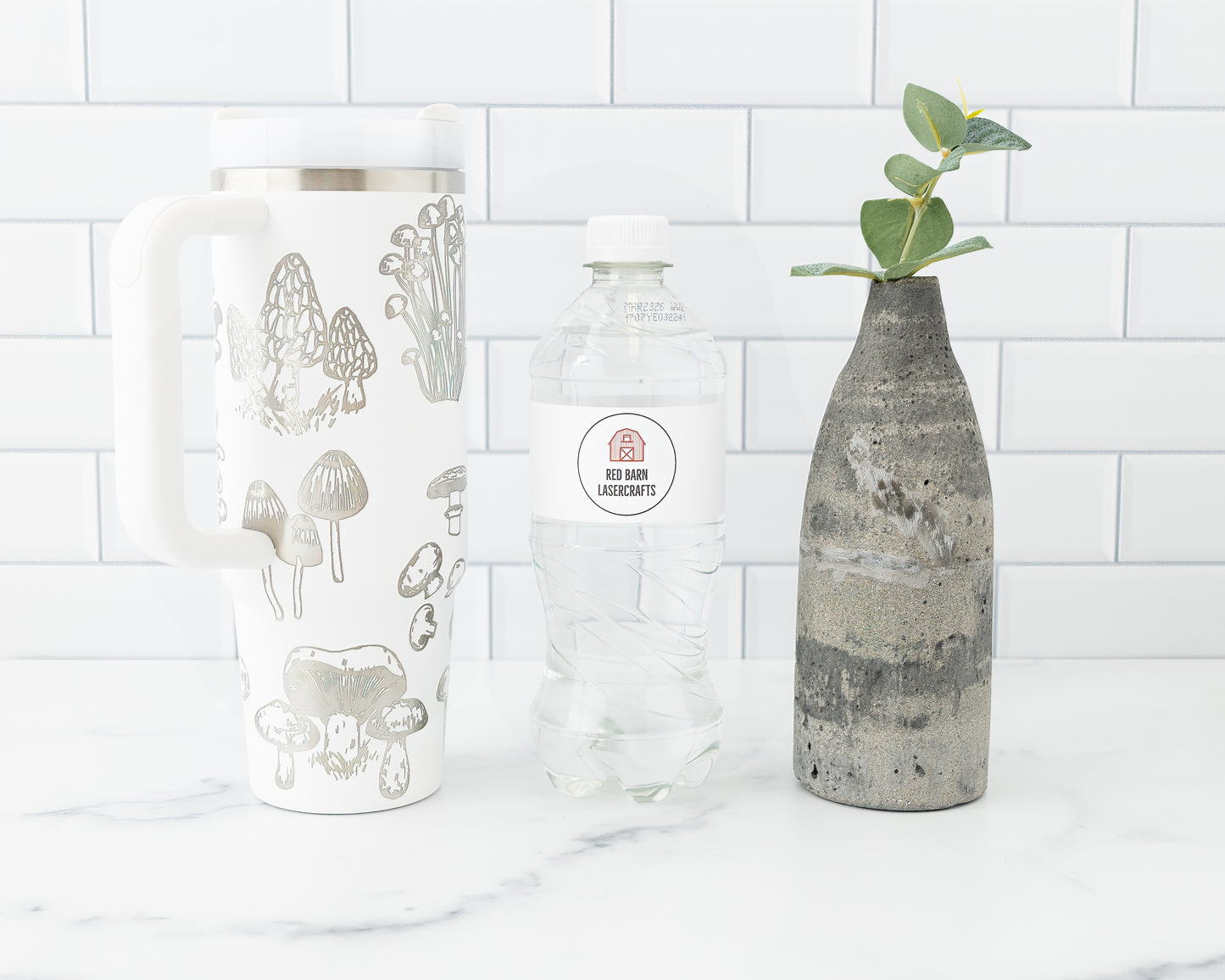 30oz Stanley Tumbler – Laser Engraved with Mushroom Wrap | Nature Lover Gift