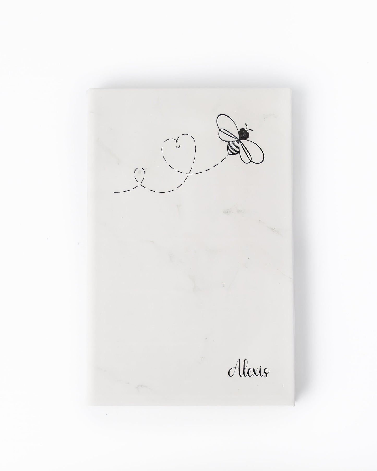 Custom Bumble Bee Notebook – Laser Engraved Leatherette Gift