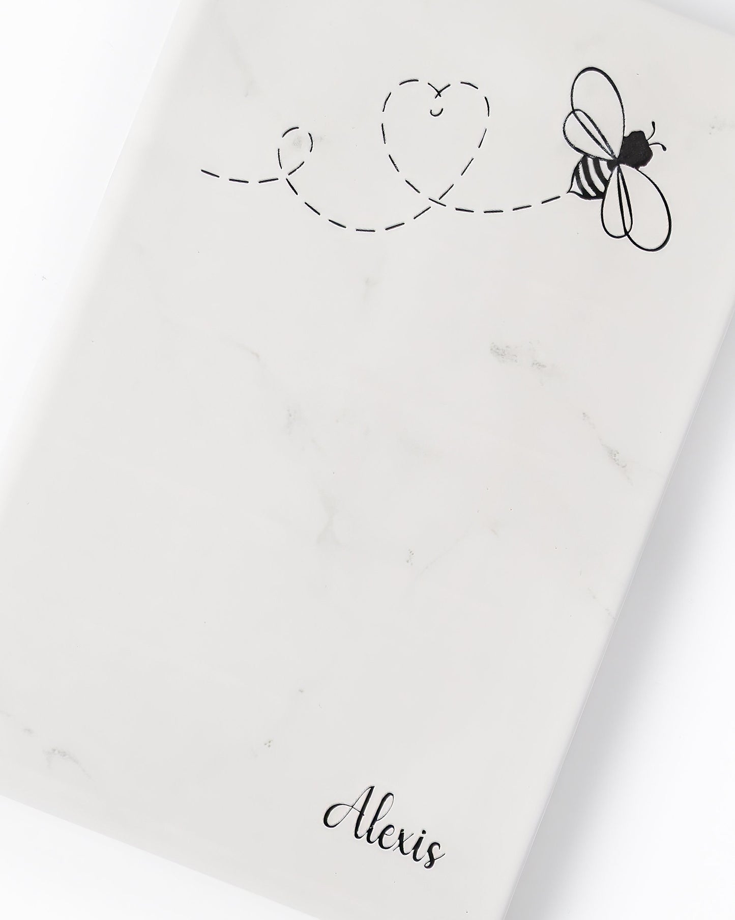 Custom Bumble Bee Notebook – Laser Engraved Leatherette Gift