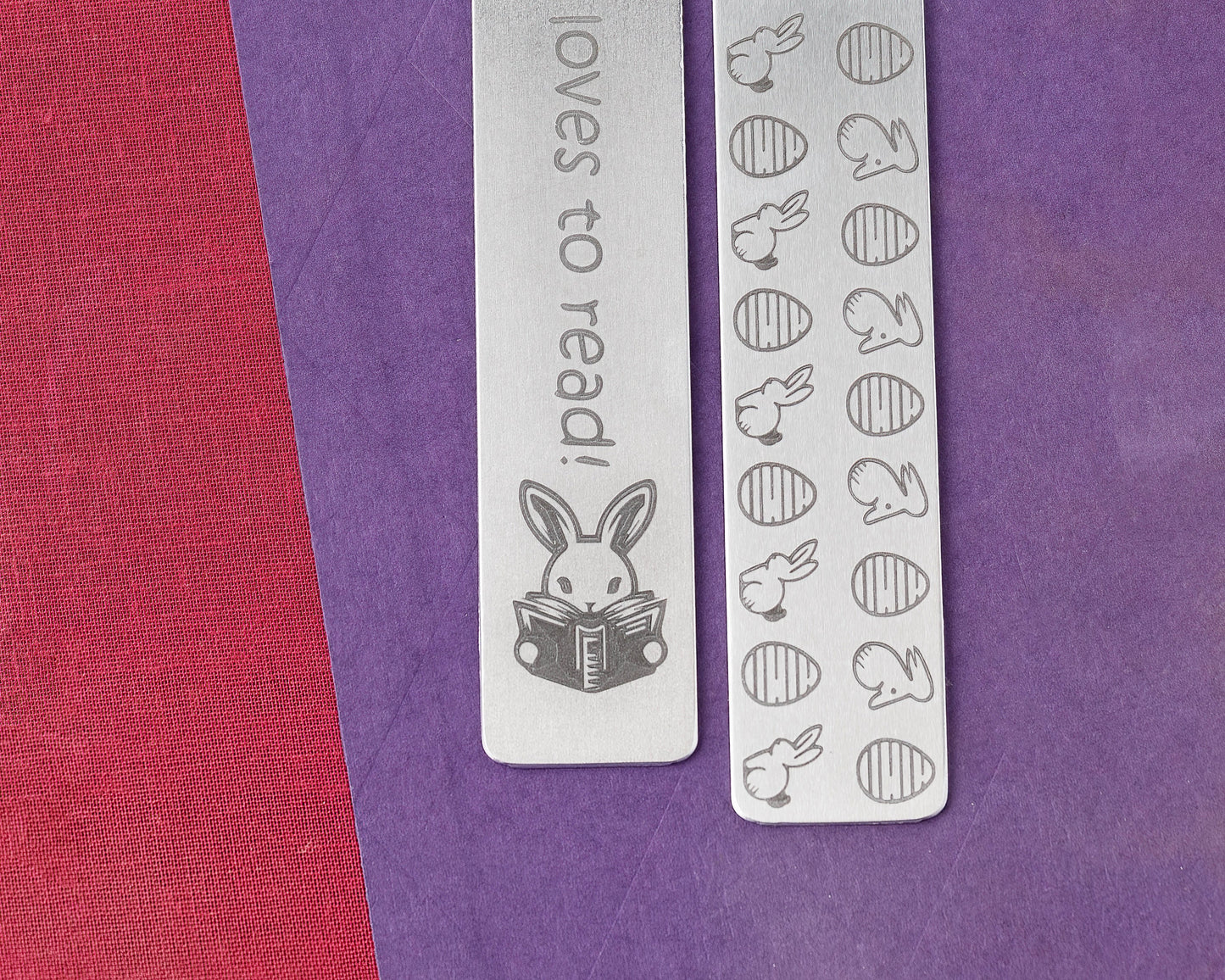 Some Bunny Loves to Read – Engraved Easter Bunny Bookmark