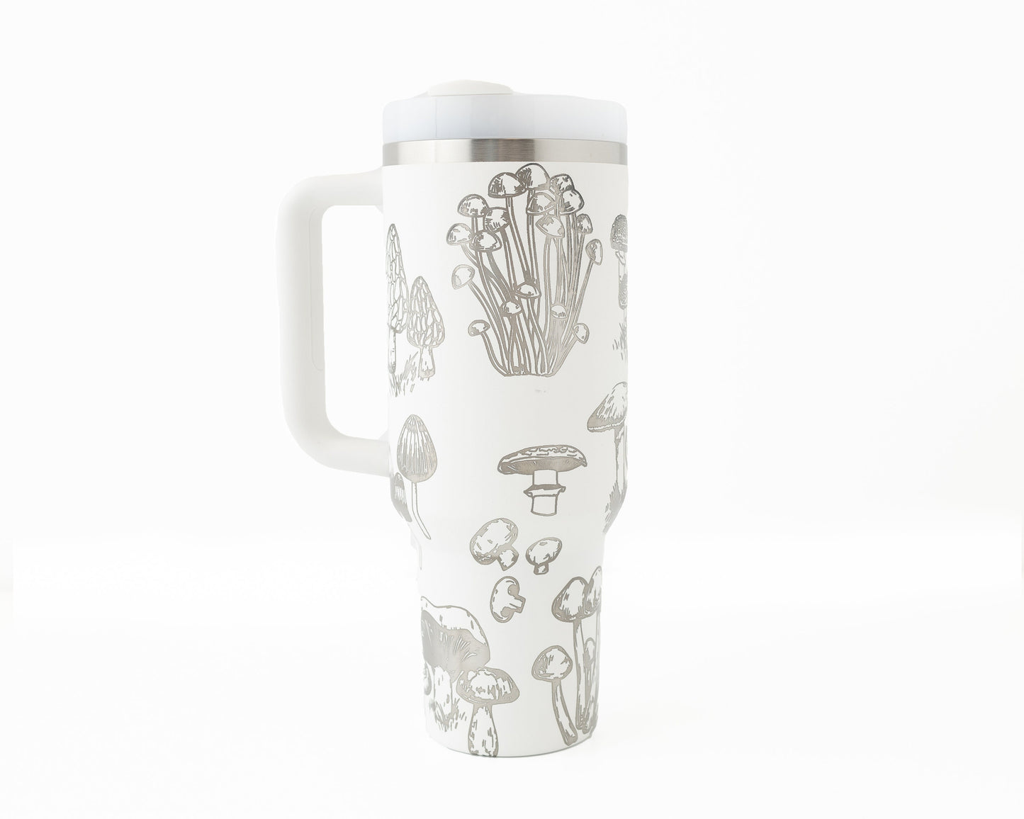 30oz Stanley Tumbler – Laser Engraved with Mushroom Wrap | Nature Lover Gift