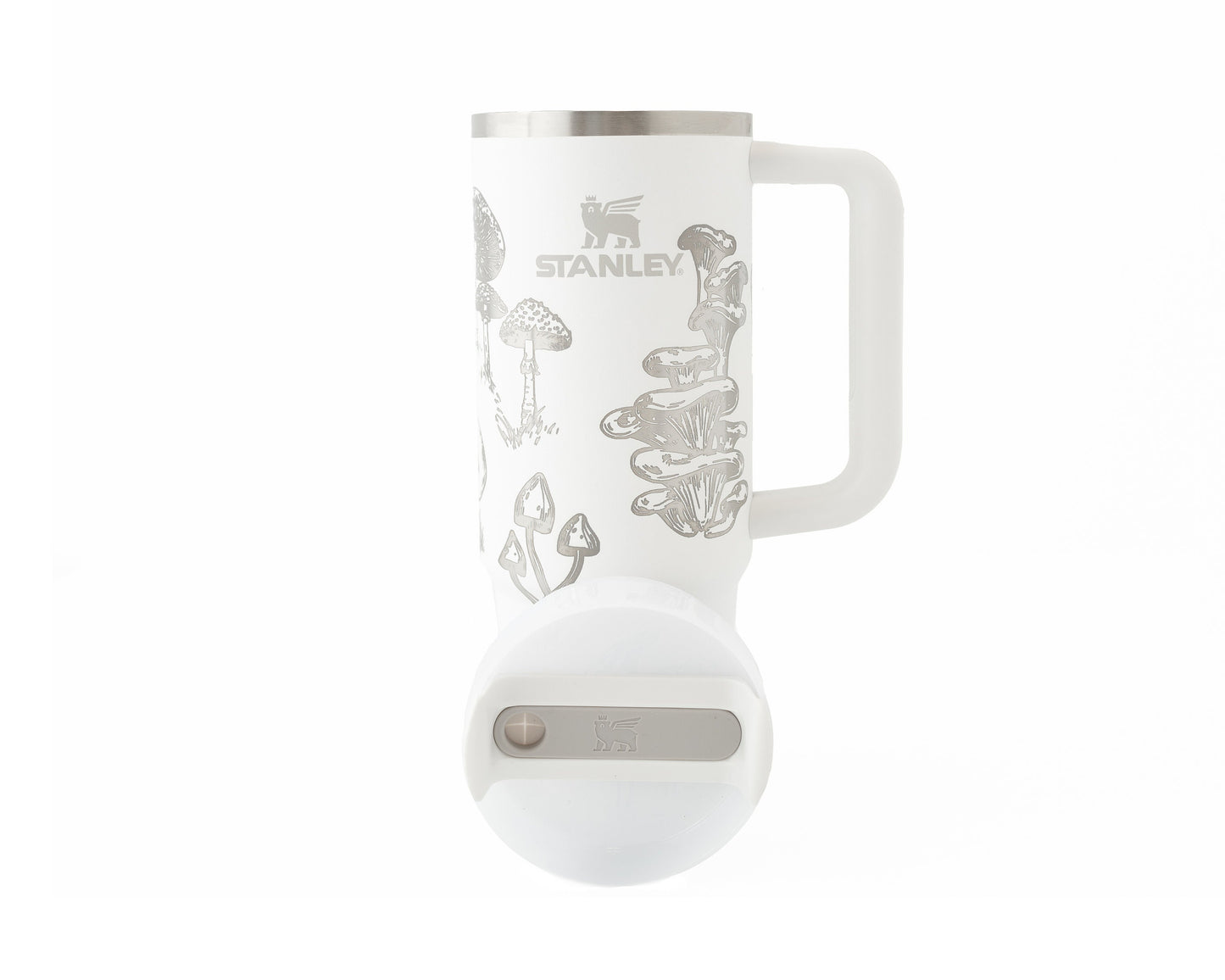 30oz Stanley Tumbler – Laser Engraved with Mushroom Wrap | Nature Lover Gift