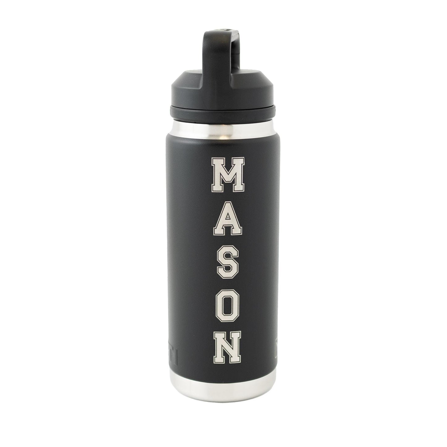 Personalized YETI Rambler 26oz Water Bottle Laser Engraved with Custom Name and/or Number