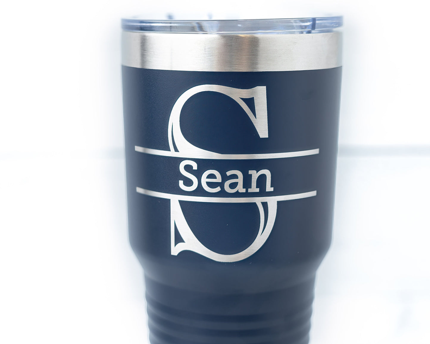 30oz Personalized Tumbler with Name & Monogram | Custom Stainless Steel Travel Mug