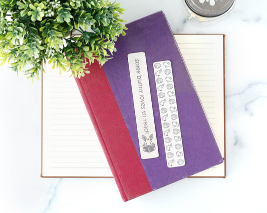 Some Bunny Loves to Read – Engraved Easter Bunny Bookmark